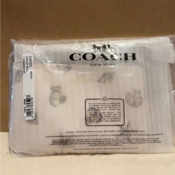 Coach Seashell Wristlet - Picture 3 of 9